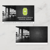 Gym | Überwachung des Herzens Visitenkarte (Vorne/Hinten)