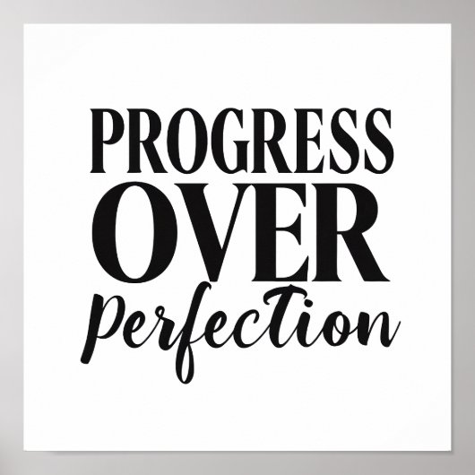 Gym- und Erfolgsmotivation Poster (Vorne)