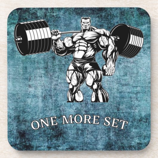 Gym und Fitness Getränkeuntersetzer (Vorderseite)