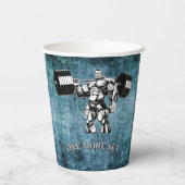 Gym und Fitness Pappbecher (Rückseite)