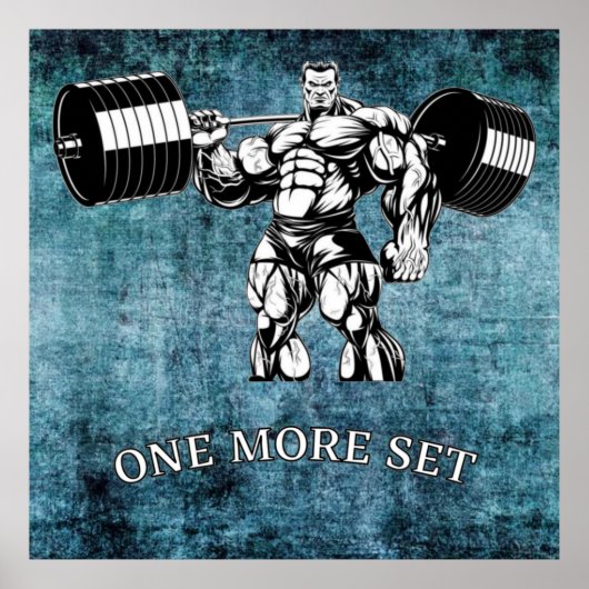 Gym und Fitness Poster (Vorne)