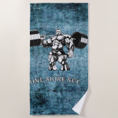 Gym und Fitness Strandtuch (Vorderseite)