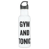 GYM UND TONIK - HYDRAT TRINKFLASCHE (Vorderseite)