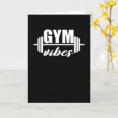 Gym Vibes Karte (Gelbe Blume)
