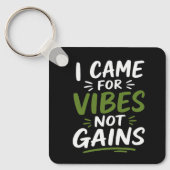 Gym Vibes Schwarz Schlüsselanhänger (Vorderseite)