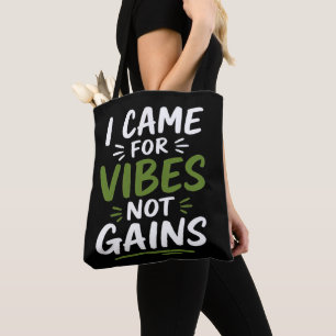 Gym Vibes Schwarz Tasche