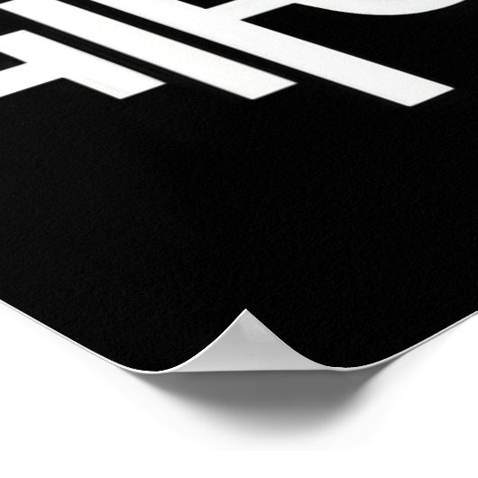 Gym Word Poster (Ecke)