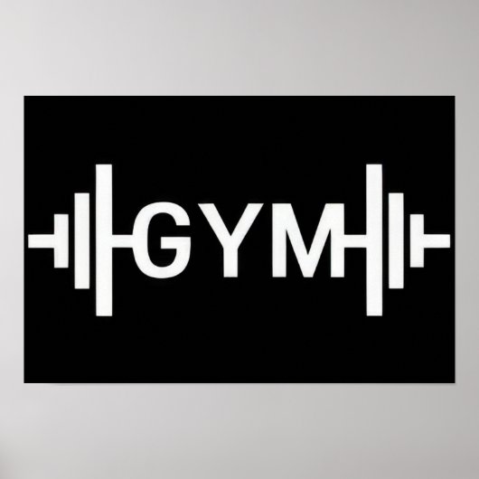 Gym Word Poster (Vorne)