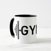 Gym Word Tasse (Vorderseite Links)