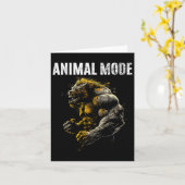 Gym Workout Bodybuilding Monster Karte (Gelbe Blume)