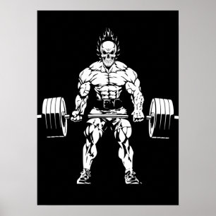Gym Workout-Bodybuilding - Motivierend Aufhebung Poster