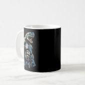 Gym Workout Bodybuilding Shark Kaffeetasse (Vorderseite Links)