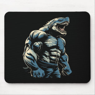 Gym Workout Bodybuilding Shark Mousepad