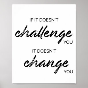 Gym, Workout, Fitness, Exercise Motivational Quote Poster