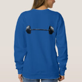 Gym workout girl sweatshirt  (Rückseite)