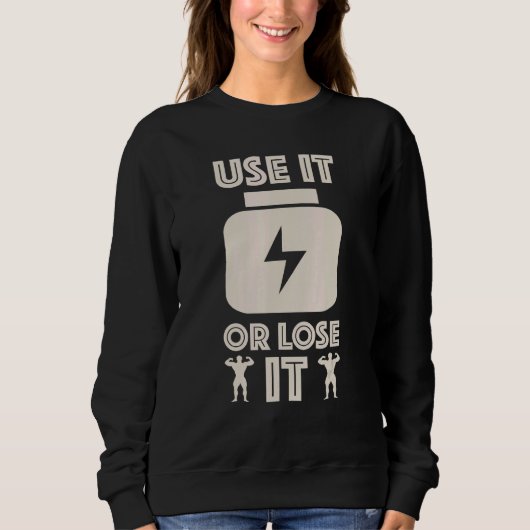 Gym Workout Inspiration Fitness verwenden oder ver Sweatshirt (Vorderseite)