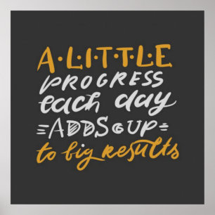 Gym Workout Motivation Quote Poster