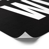 Gym Workout Motivierend Poster (Ecke)