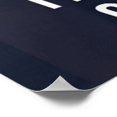 Gym Workout Motivierend Poster (Ecke)