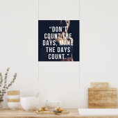 Gym Workout Motivierend Poster (Küche)