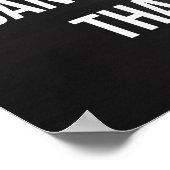 Gym Workout Motivierend Poster (Ecke)