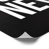 Gym Workout Motivierend Poster (Ecke)