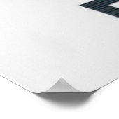 Gym Workout Motivierend Poster (Ecke)