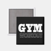 Gym Workout Pump Cover Fitness Magnet (Vorderseite/Rückseite)