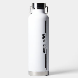 Gym-Zeit – Minimales Frauen-Fitness-Workout Trinkflasche
