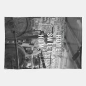 Gym - Zuhause Sweet Zuhause - Barbell - Workout Geschirrtuch (Horizontal)