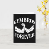Gymbros Forever Gym Workout Fitness Karte (Gelbe Blume)