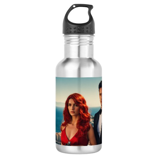 #GymEssentialsWasserflasche Edelstahlflasche (Vorderseite)