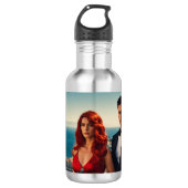 #GymEssentialsWaterBottle Edelstahlflasche (Vorderseite)