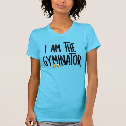 Gyminator Rough Text T-Shirt (Vorderseite)