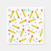 Gymnasiallehrer an der Vorschule Serviette (Vorderseite)