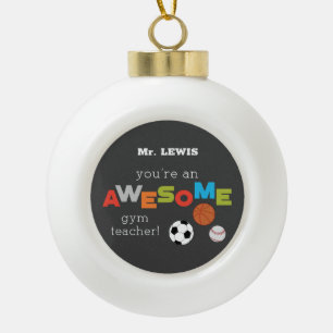 Gymnasiallehrer-Wertungs-Tagesbälle, Phantastisch Keramik Kugel-Ornament