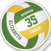 Gymnasialteam in grün aufkleber (Vorderseite)