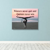 GYMNASINSPIRATION LEINWANDDRUCK (Insitu (Holzboden))