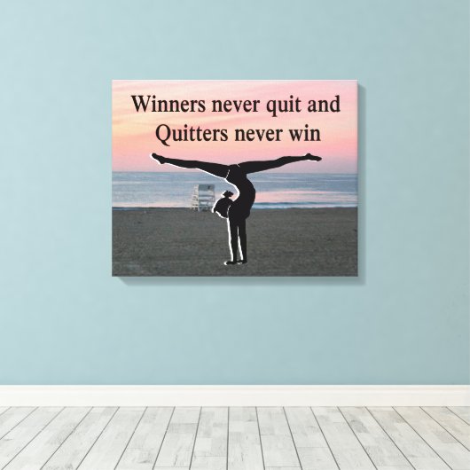 GYMNASINSPIRATION LEINWANDDRUCK (Insitu (Holzboden))