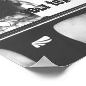 Gymnasium für motivierend, anpassbaren Text Poster (Ecke)