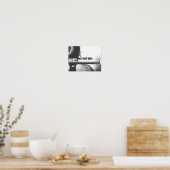 Gymnasium für motivierend, anpassbaren Text Poster (Küche)