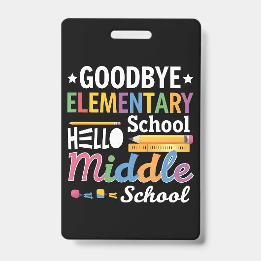 Gymnasium "Goodbye" Ausweis (Vorderseite)