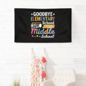 Gymnasium "Goodbye" Banner (Insitu)