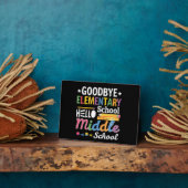 Gymnasium "Goodbye" Fotoplatte (Seite)