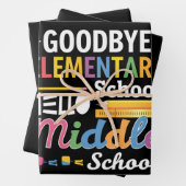 Gymnasium "Goodbye" Geschenkpapier Set (Beispiel)