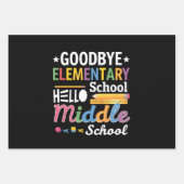 Gymnasium "Goodbye" Geschenkpapier Set (Vorderseite)