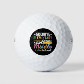 Gymnasium "Goodbye" Golfball (Vorderseite)
