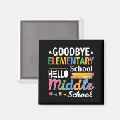 Gymnasium "Goodbye" Magnet (Vorderseite/Rückseite)
