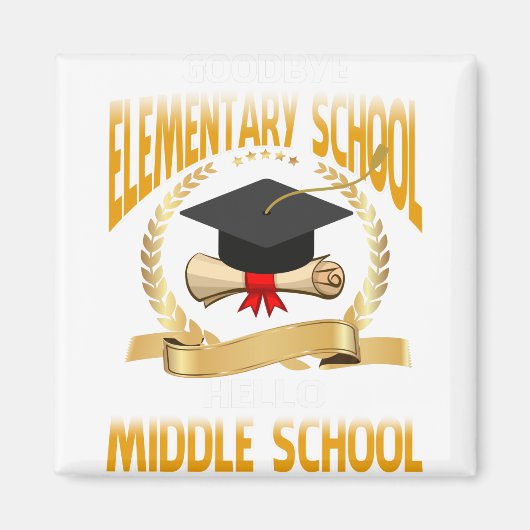 Gymnasium "Goodbye" Magnet (Vorne)