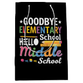 Gymnasium "Goodbye" Mittlere Geschenktüte (Vorderseite)